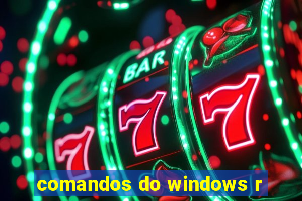 comandos do windows r